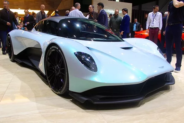 The 2022 Aston Martin Vanquish Concept Model during the Geneva Auto Show 2022 Aston Martin Vanquish Concept