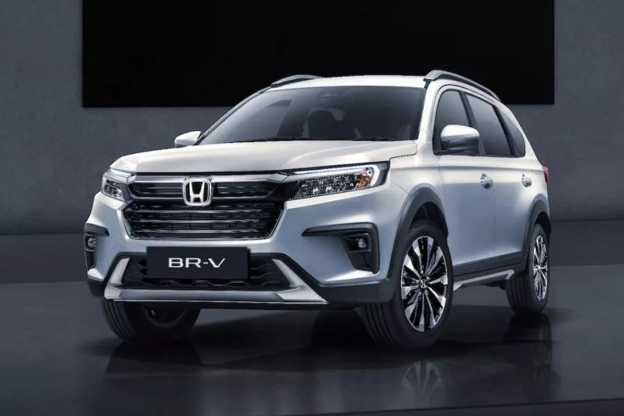 A picture of the 2022 Honda BR-V during it's debut