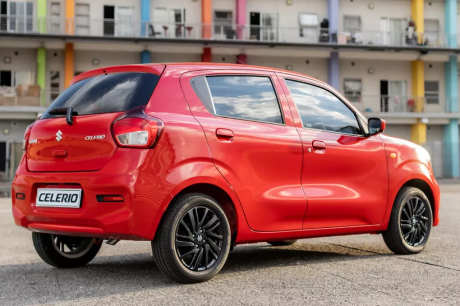 A view of the new Celerio's rear