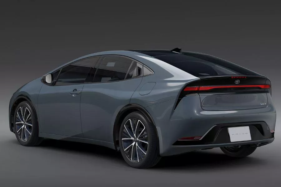 2023 Toyota Prius from the rear
