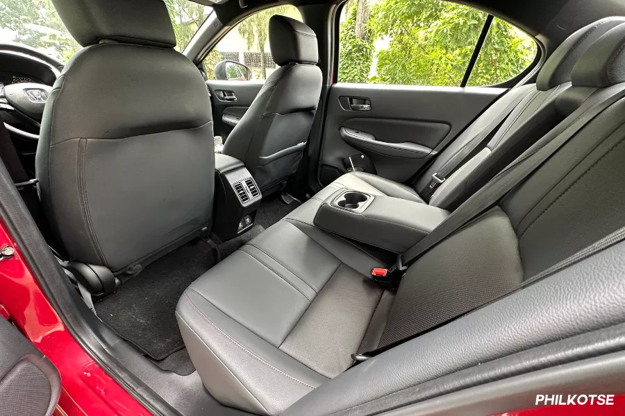 Honda City rear cabin