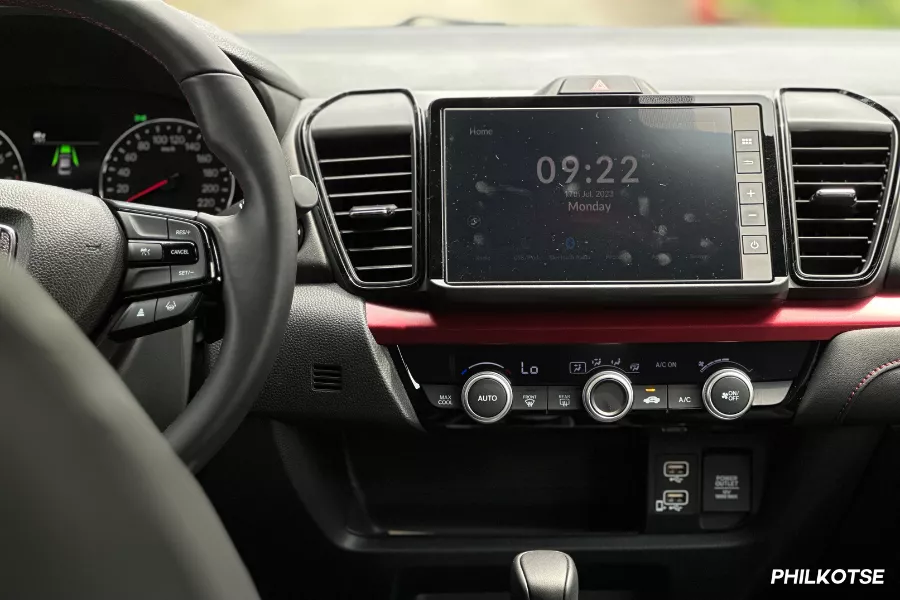 2024 City's updated touchscreen headunit