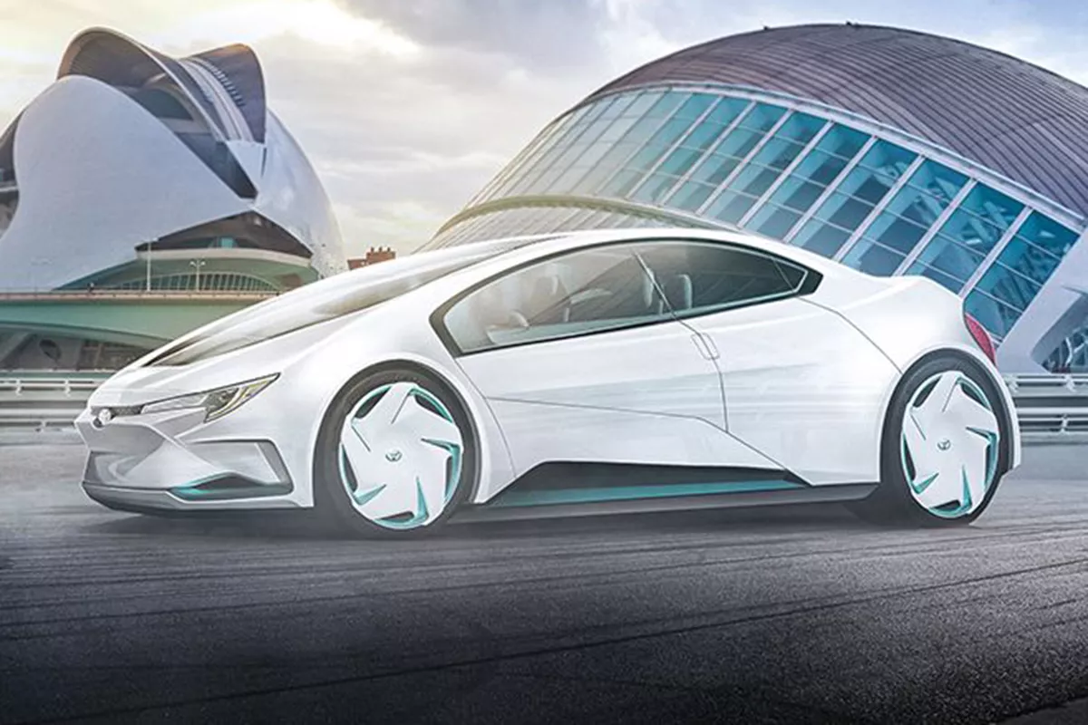 A picture of the 2050 Corolla concept