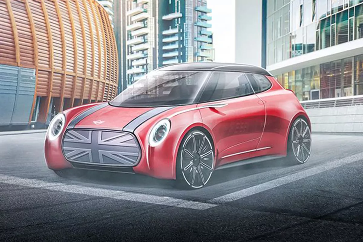 A picture of the Mini Cooper 2050 concept