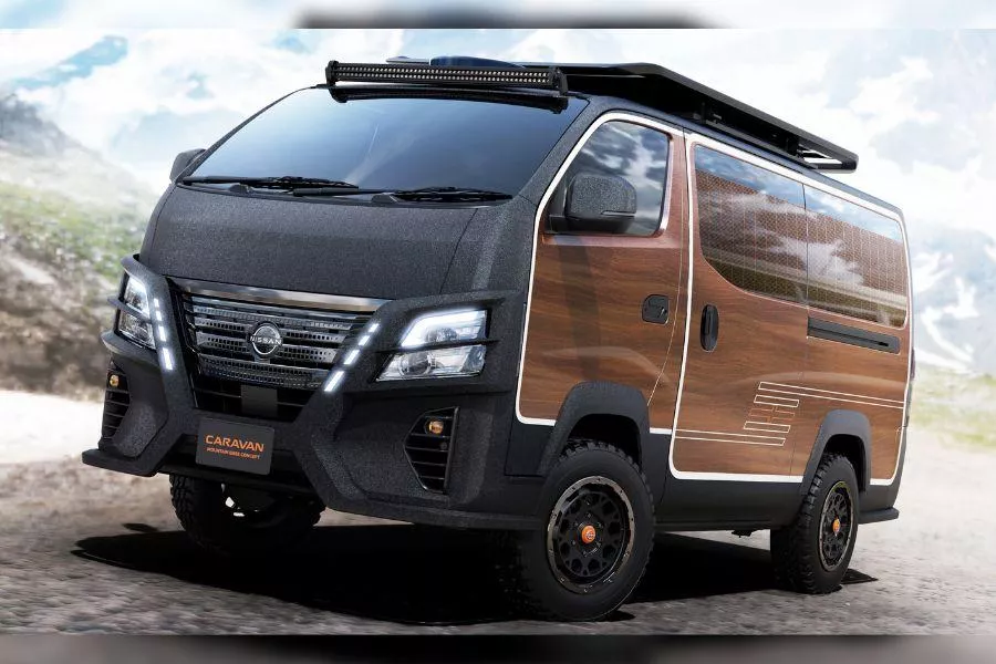 A picture of the Nissan Urvan Mountain Base concept