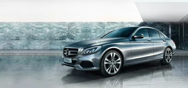 In April last year, diesel share accounted for one-half of all car sales in Europe Angular front view of a diesel car of Mercedes
