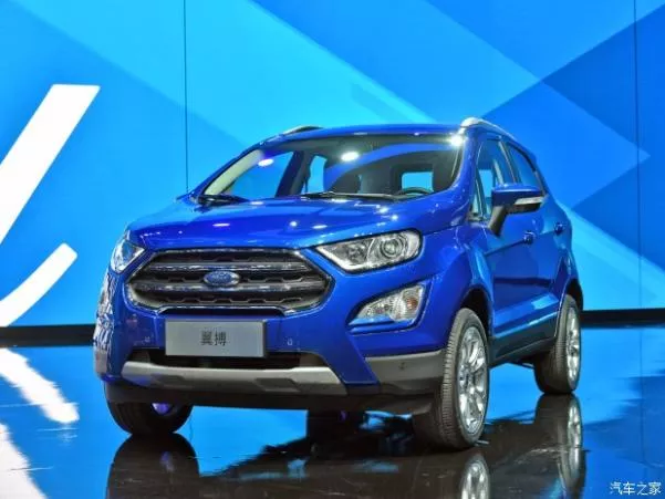 Ford EcoSport 2018 facelift angular view