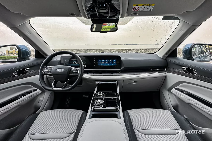 2023 Ford Territory's front cabin (Pictured Titanium X)