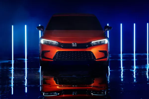 2022 Honda Civic Prototype front