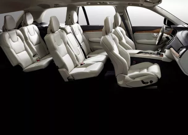 interior of the Volvo XC90