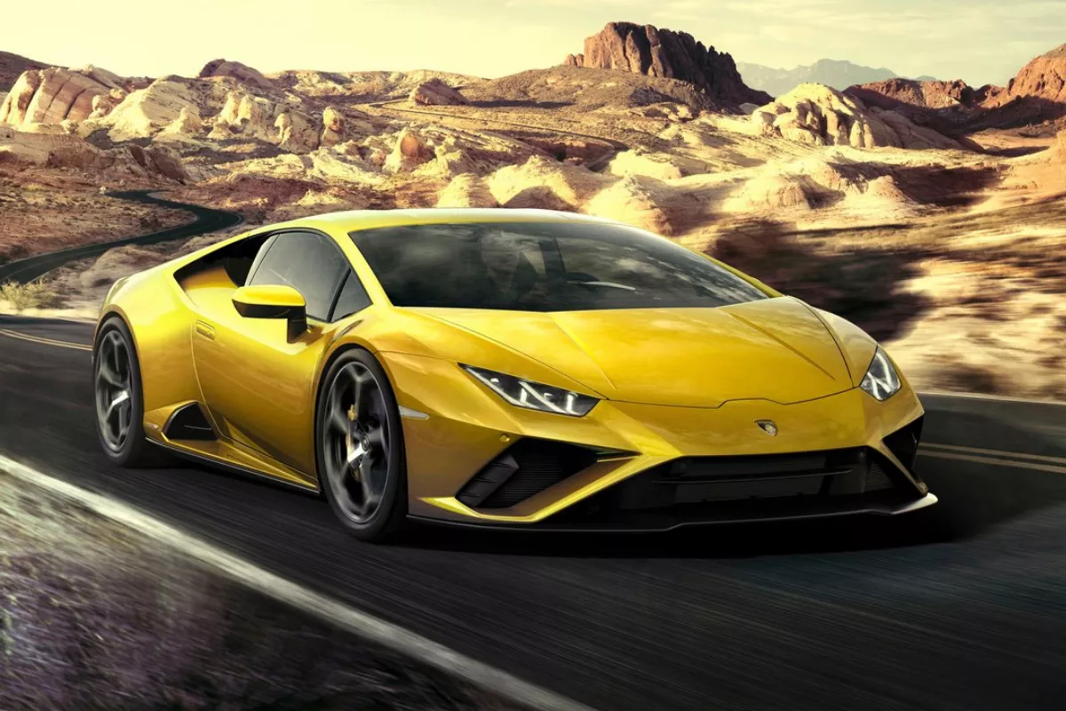 Lamborghini Huracan front profile shot