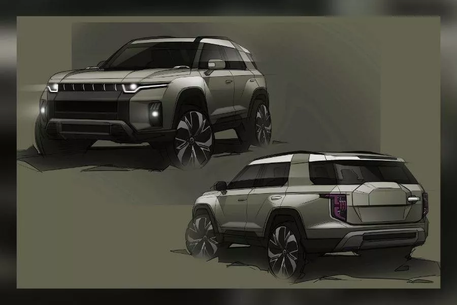 SsangYong J100 renders