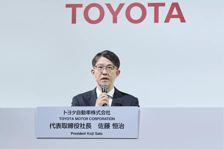 Toyota president Koji Sato