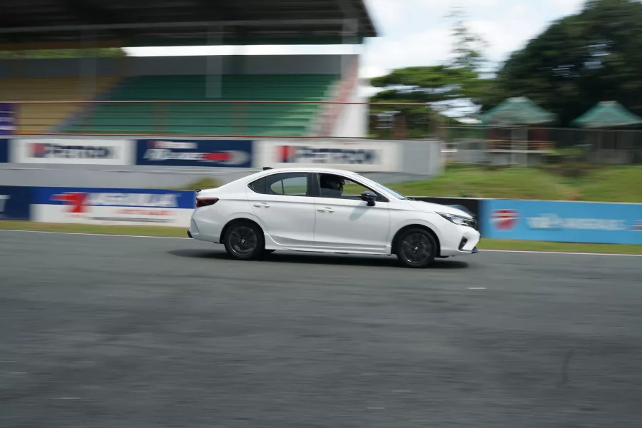 2024 Honda City Sedan on the track