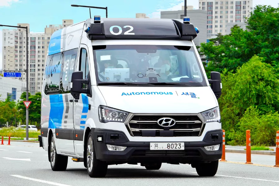 Hyundai autonomous vehicle