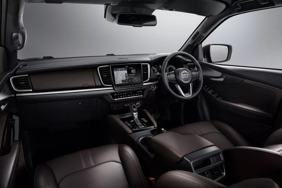 All-new Mazda BT-50 interior shot