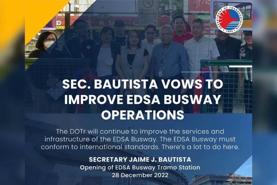 DOTr Secretary Jaime Bautista