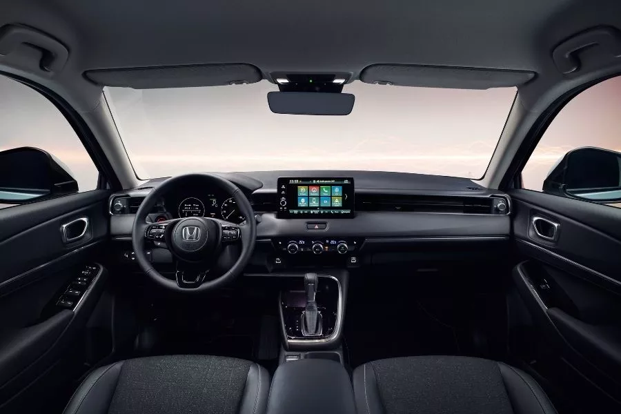 A picture of the interior of the 2022 Honda HR-V