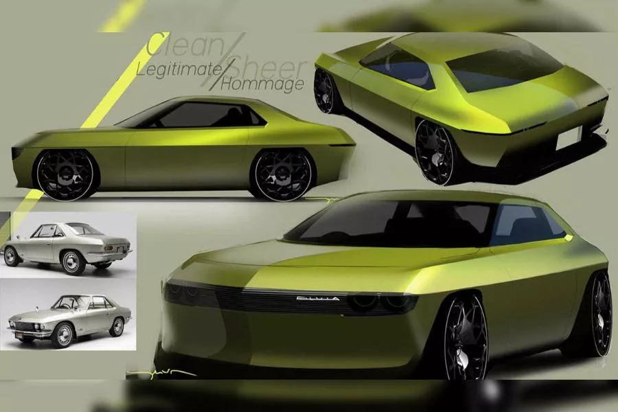 3D renders of the future Silvia EV model