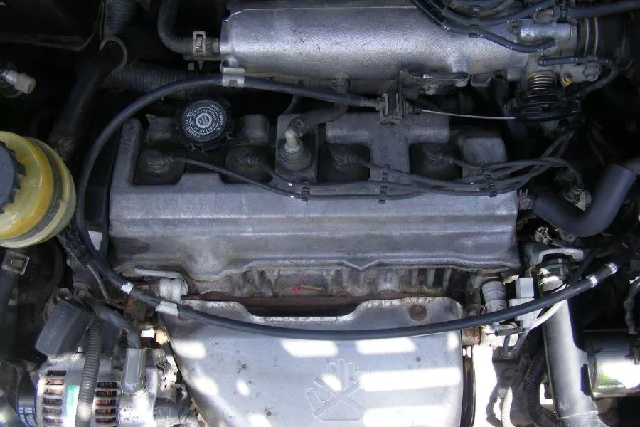 The first-gen RAV4's 3S-FE inline-4 gasoline engine A picture of the RAV4's 3S-FE engine