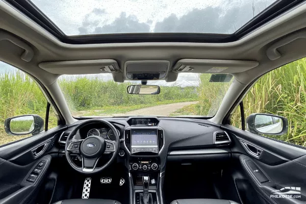 Subaru Forester GT interior shot