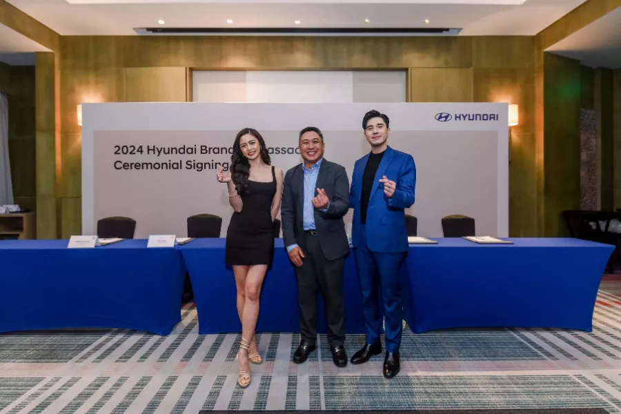 Kim Chiu and Paulo Avelino Team Hyundai Philippines