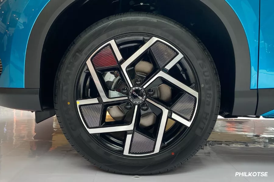Depending on the trim, the Atto 3 gets 17-inch or 18-inch alloy wheels Atto 3 wheels