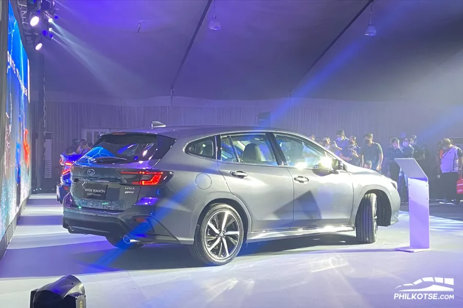 A picture of the rear of the 2023 Subaru WRX Wagon