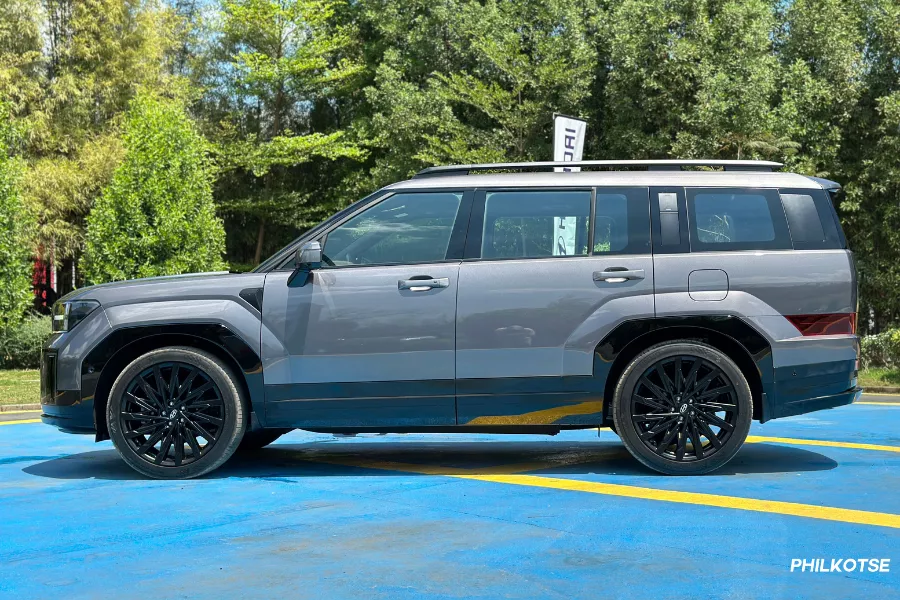 Next-gen Santa Fe from the side