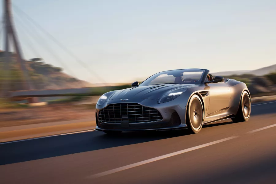 DB12 Volante on the road