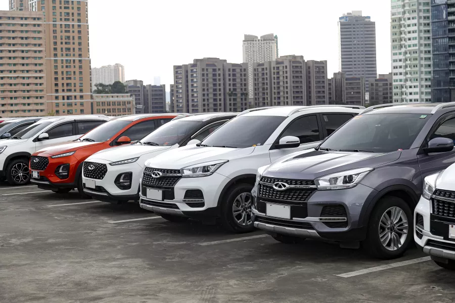 Cars at the Chery Car Club Connect party