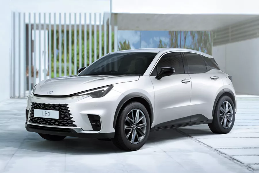 This crossover features the Lexus Safety System+