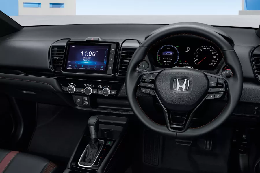 2024 Honda City Hatchback's cockpit.