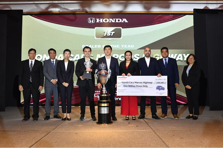 Honda Cars Marcos Highway is HCPI's 2024 Dealer of the Year