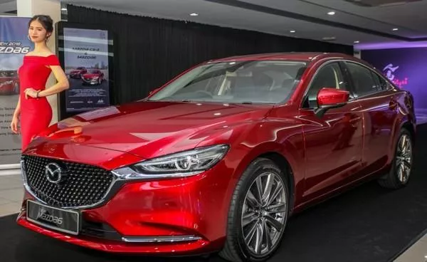 Mazda 6 2018 facelift angular front