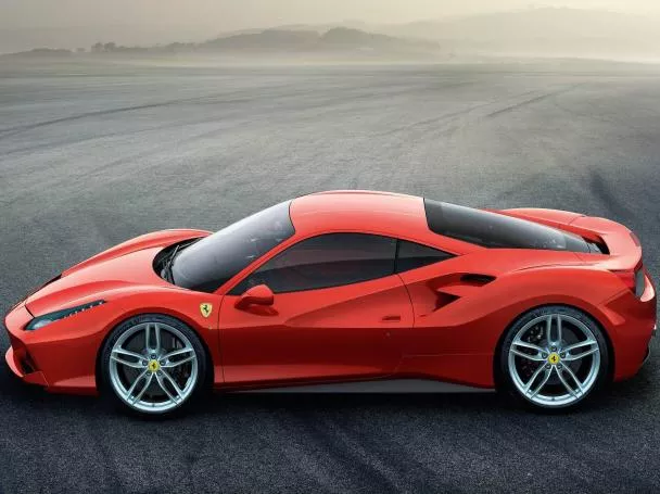 Ferrari 488 GTO side view