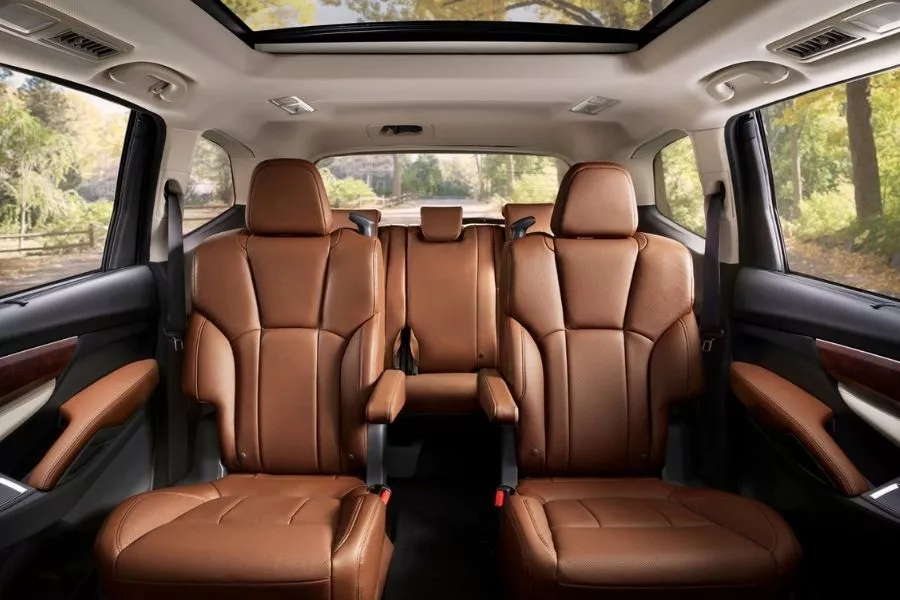 2021 Subaru Evoltis second row seats