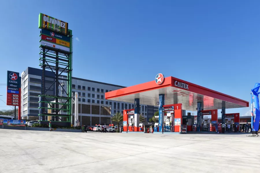 New Caltex station at Turbina, Calamba, Laguna