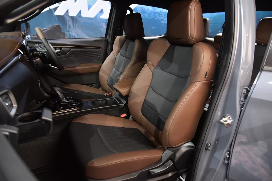 The 2024 D-Max's seats