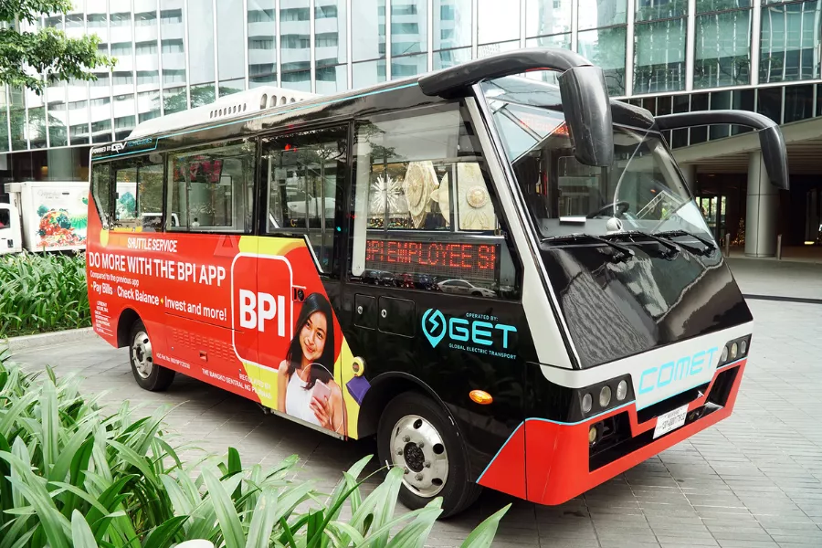 BPI's new GET COMET fully-electric shuttle