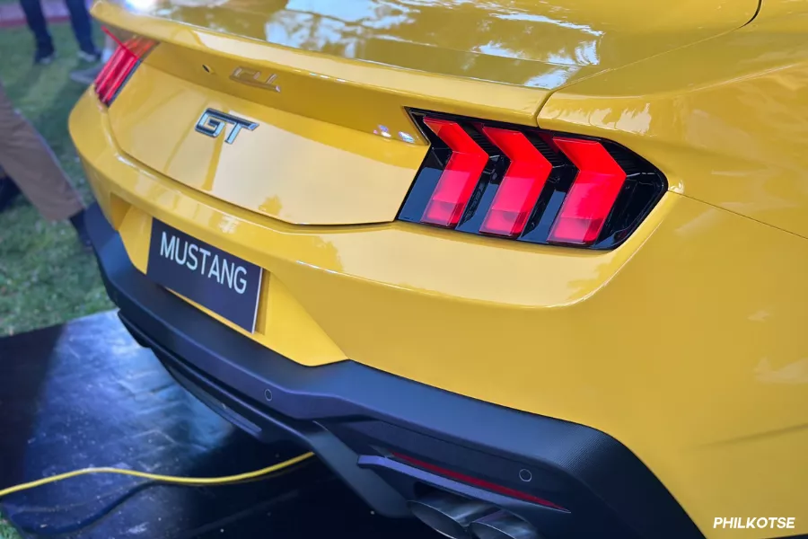 A closer look at the 2024 Mustang's LED taillights