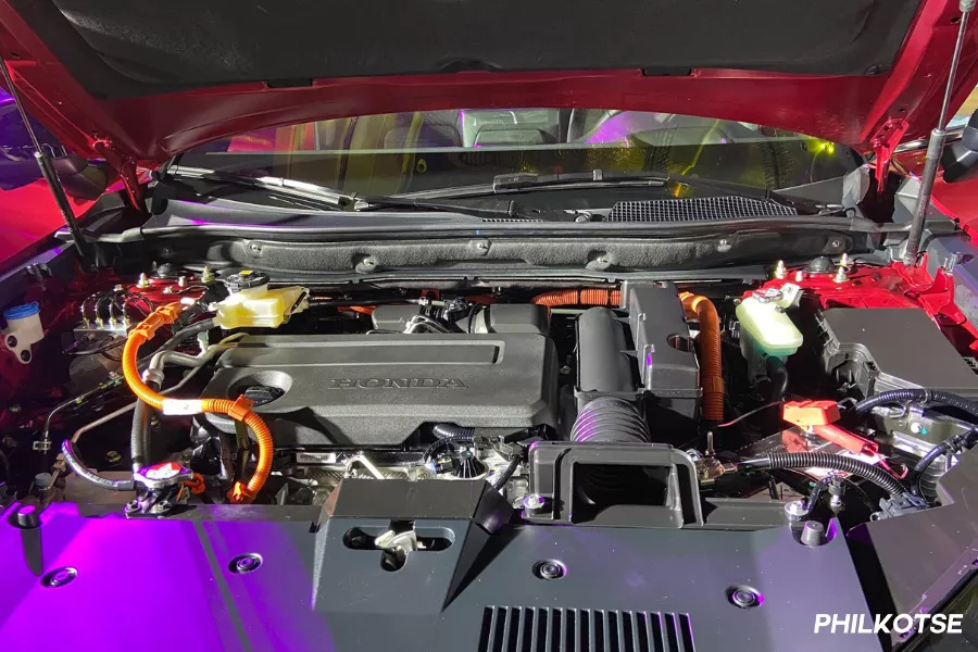 Honda CR-V new engine view