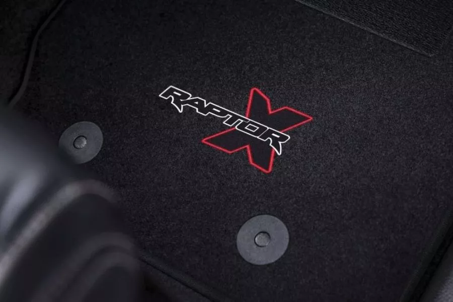 Ford Ranger Raptor X Malaysian-spec interior