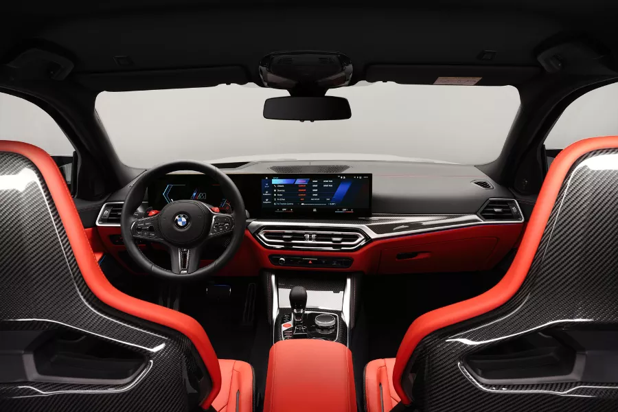 The BMW M3 Touring's cockpit
