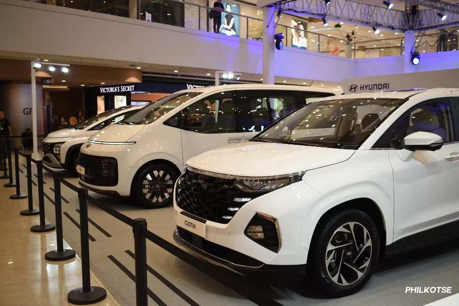 Shown off at the event were several popular Hyundai models Shown off at the event were several popular Hyundai models