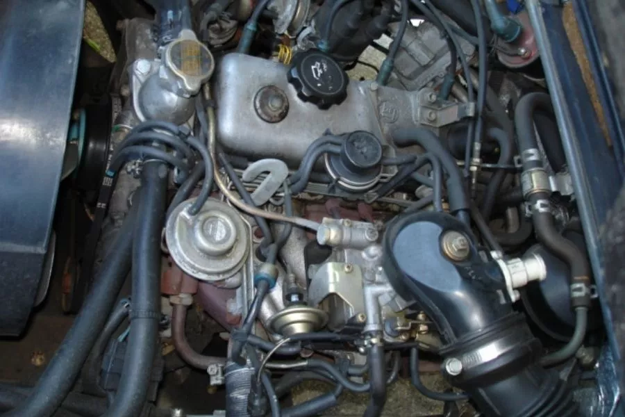 A picture of the LiteAce's engine