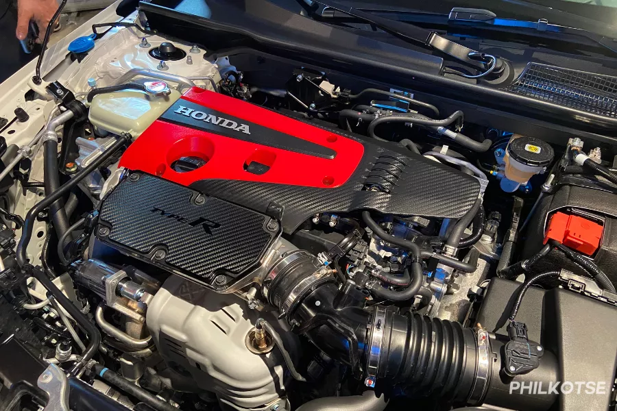 2023 Honda Civic Type R engine shot