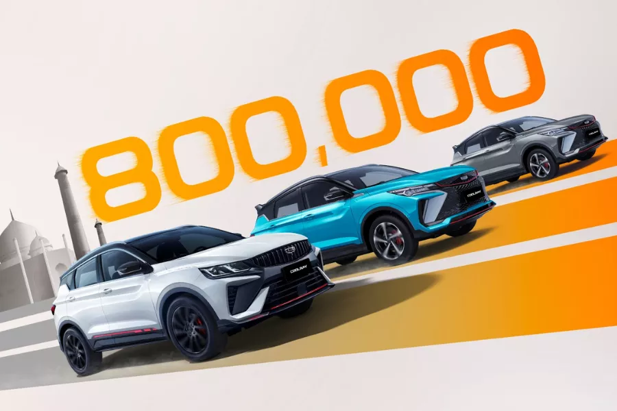 Geely Coolray 800k milestone poster