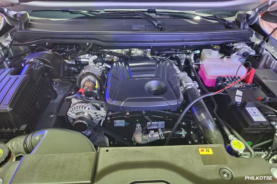 The Grand Avenue's 2.3-liter turbodiesel engine The Grand Avenue's 2.3-liter turbodiesel engine