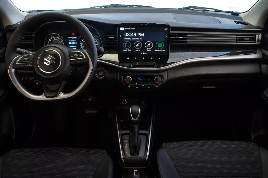 The updated XL7's cockpit